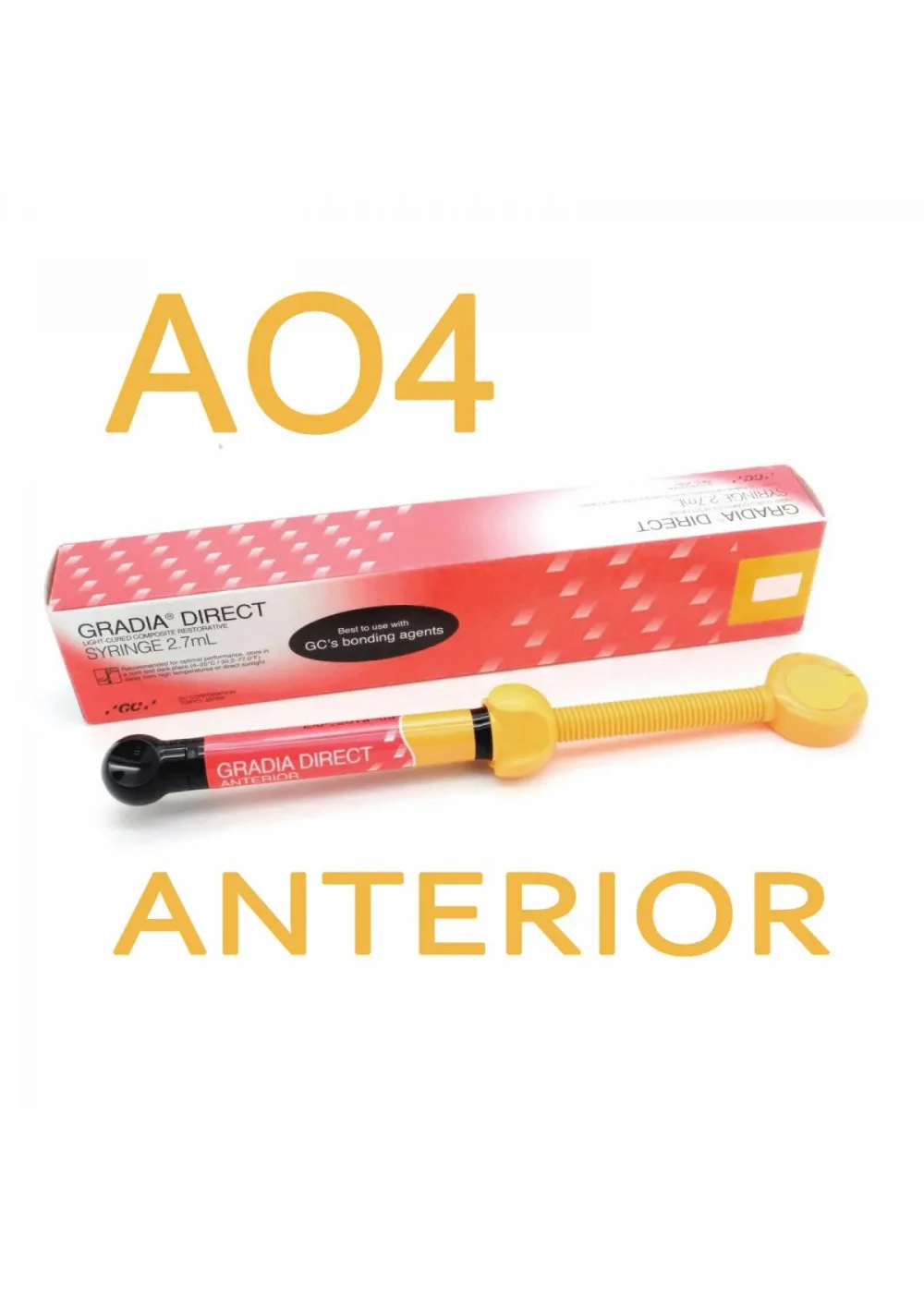 Композит светоотверждаемый, GC, Gradia Direct Anterior, A-AO4, шприц, 4 г