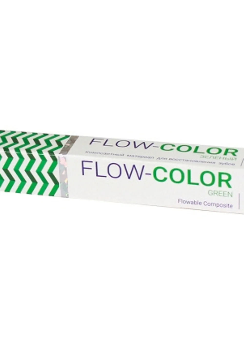 FLOW-COLOR ЗЕЛЕНЫЙ (1 гр) -цветной микрогибридный светоотв.композит типа "flow", ARKONA