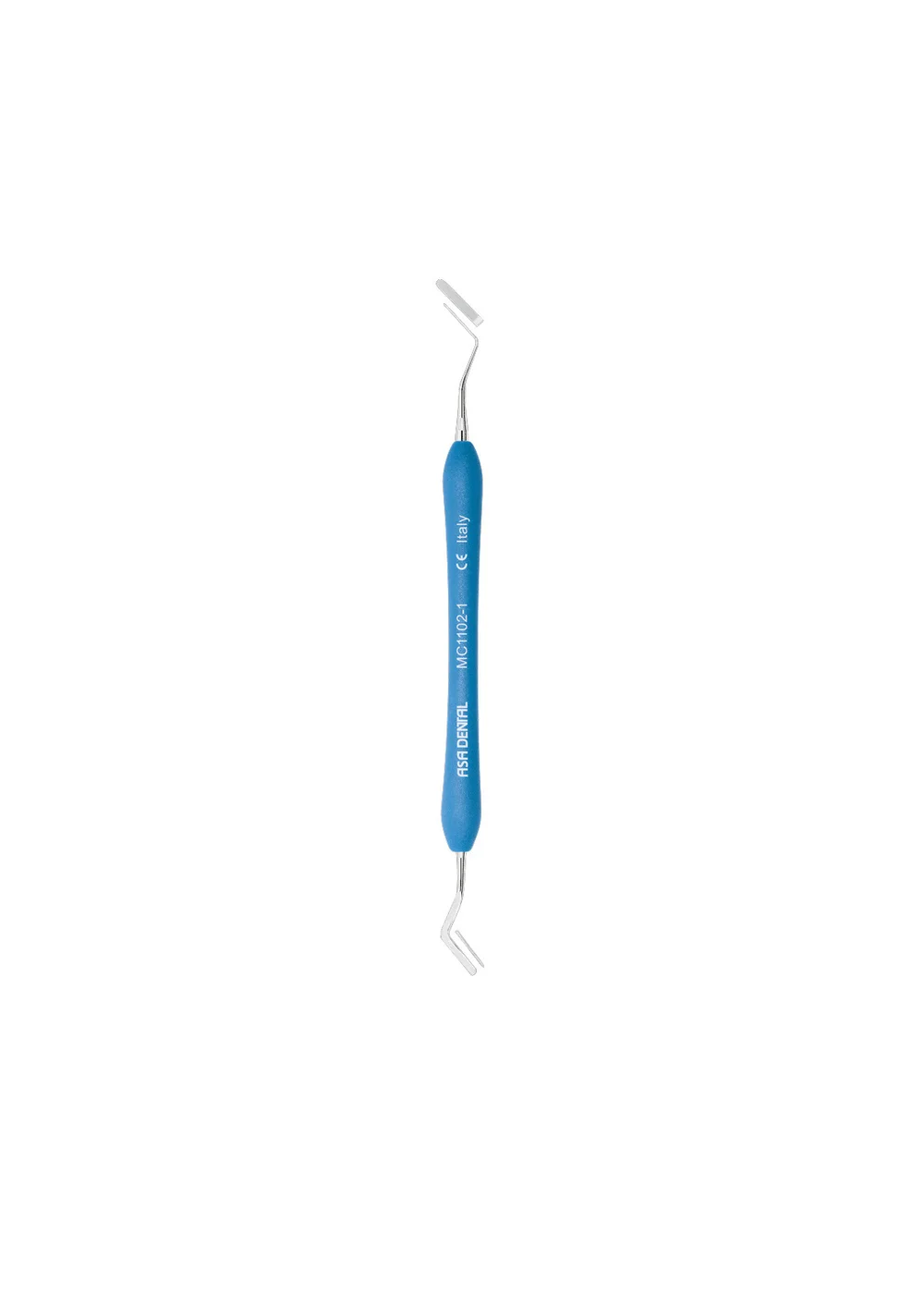 Asa Dental MC1102-1 - гладилка N1 двусторонняя Magic Color с силиконовой ручкой