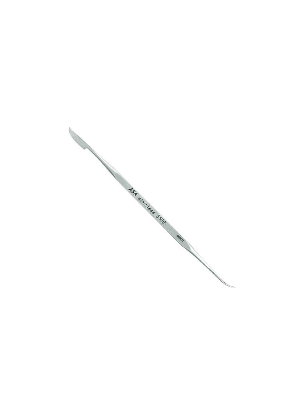 Инструмент для моделировки воска, Asa Dental, 5100, двусторонний, лопатка-нож, малый, нержавеющая сталь, 130 мм