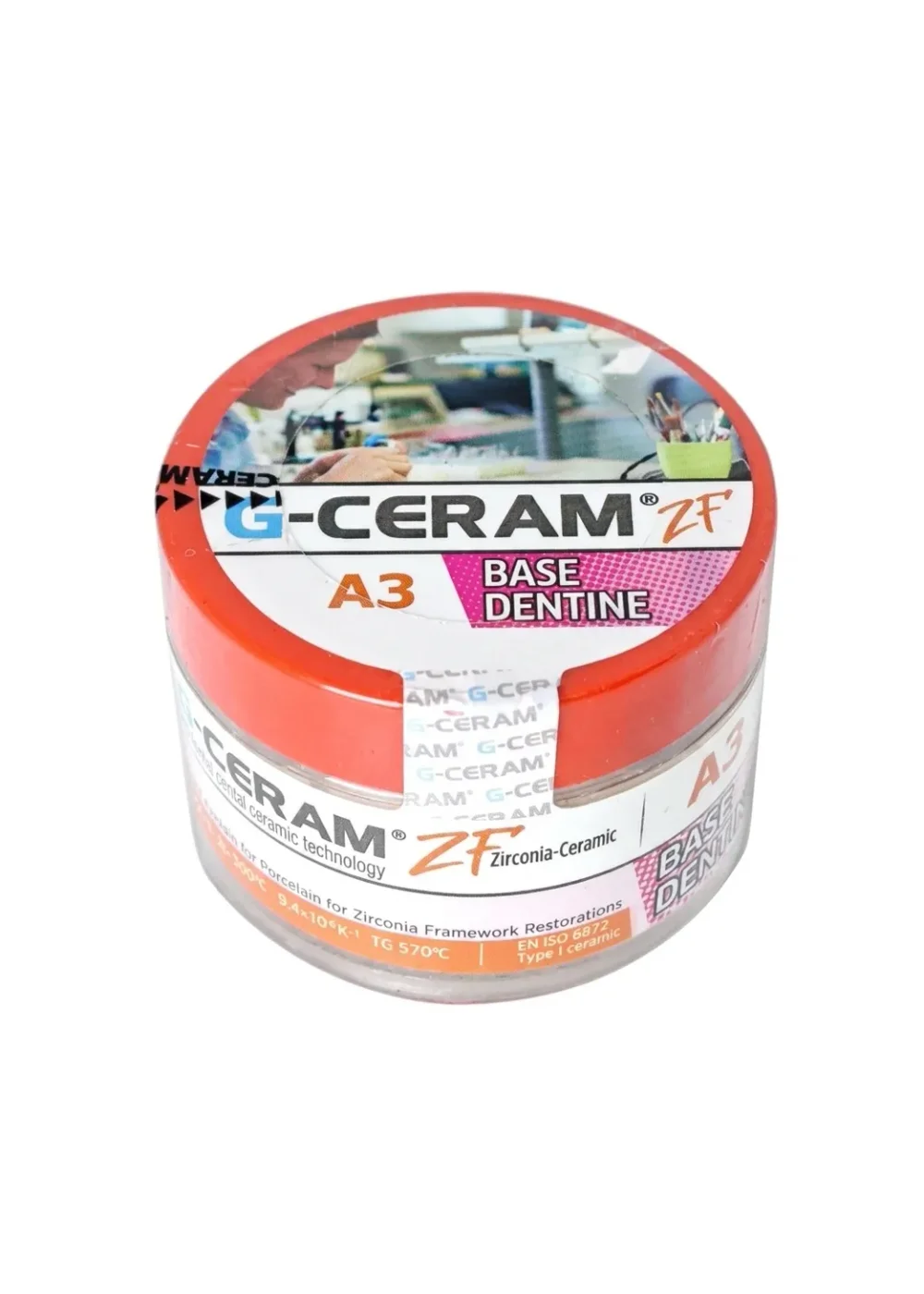 Керамическая масса дентинная, G-CERAM, ZF Base Dentine A3, 20г