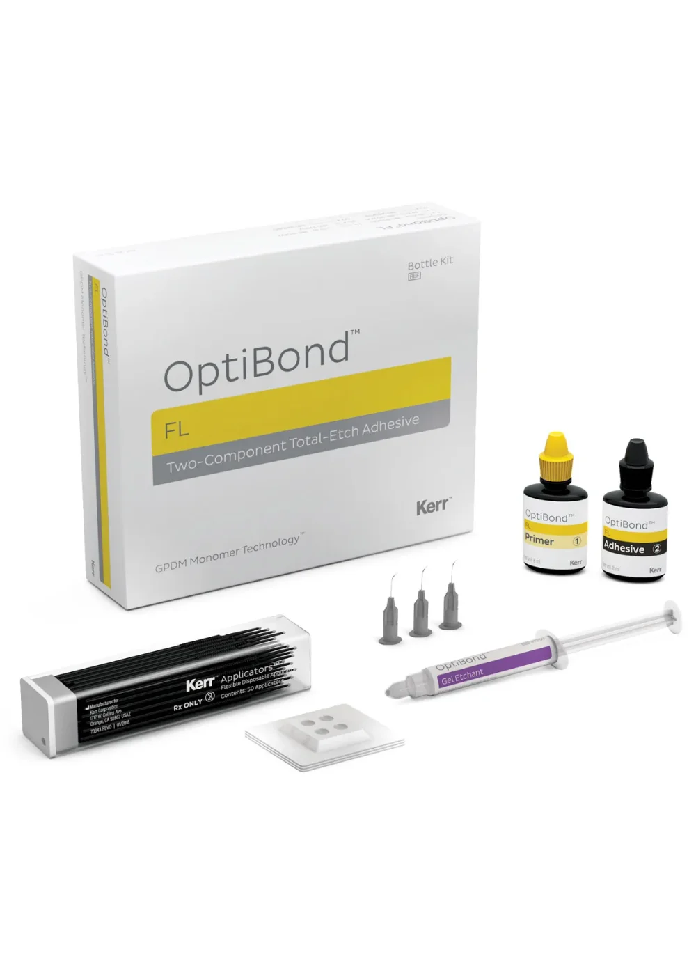 Адгезив, Kerr, Оптибонд ФЛ (Optibond FL), набор, 8мл+8мл, IV поколение