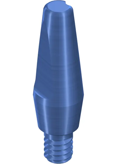 Монолитный абатмент Straumann, RN 6° H, 7 мм, титан, синий