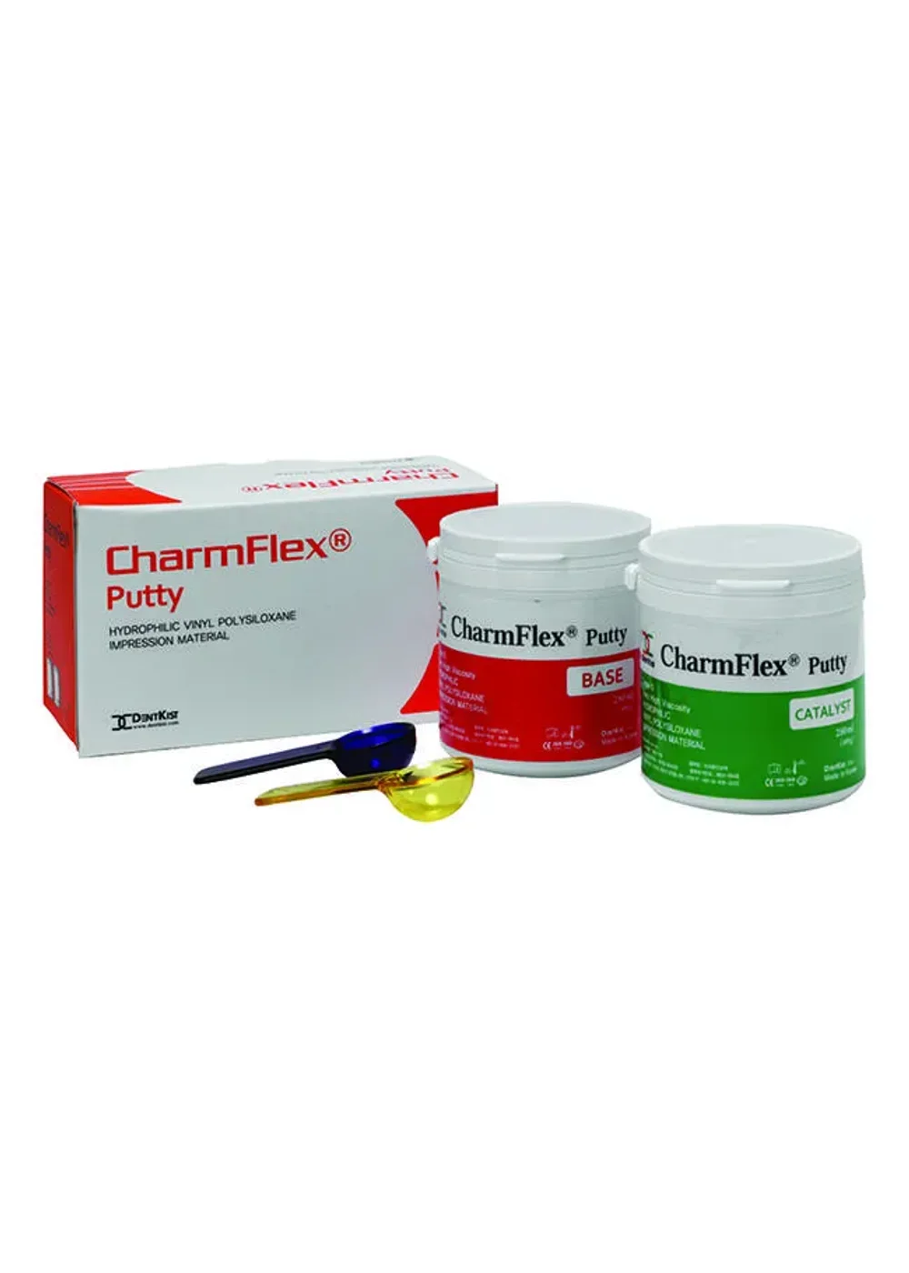 Слепочная масса, DentKist, CharmFlex Putty, 2х280мл