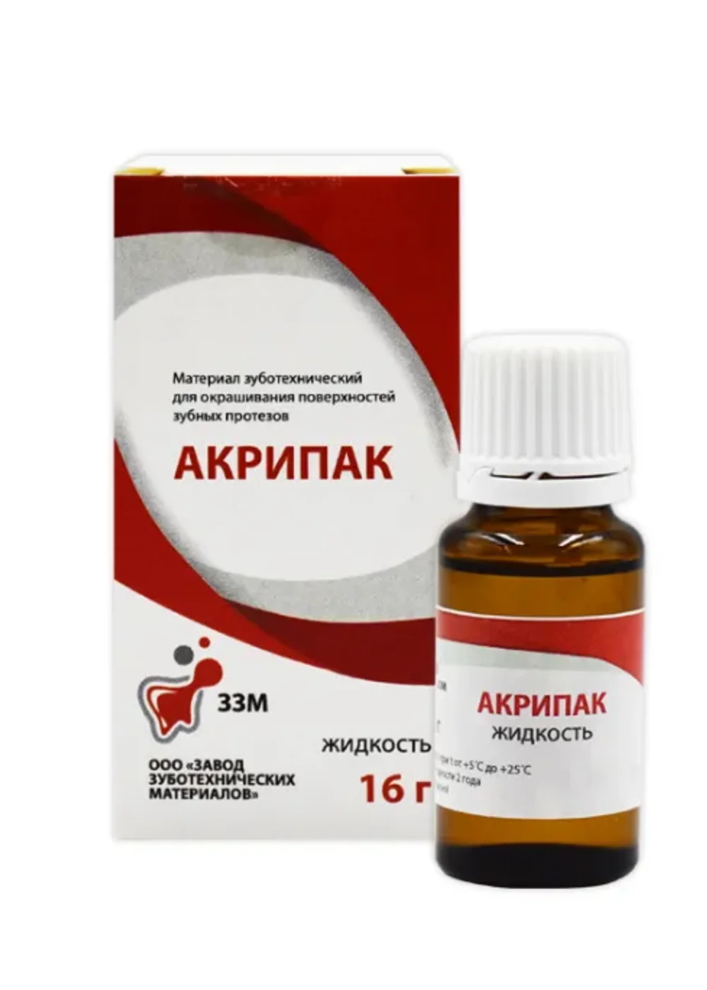 Материал акриловый, Владмива, Акрипак жидкость, 16г