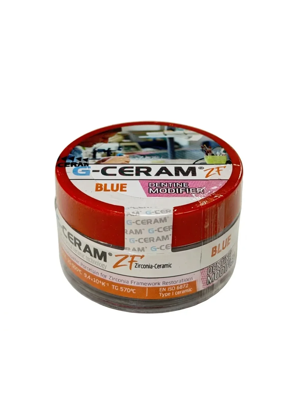 Керамическая масса модификатор, G-CERAM, ZF Dentine Modifier Blue, 15г