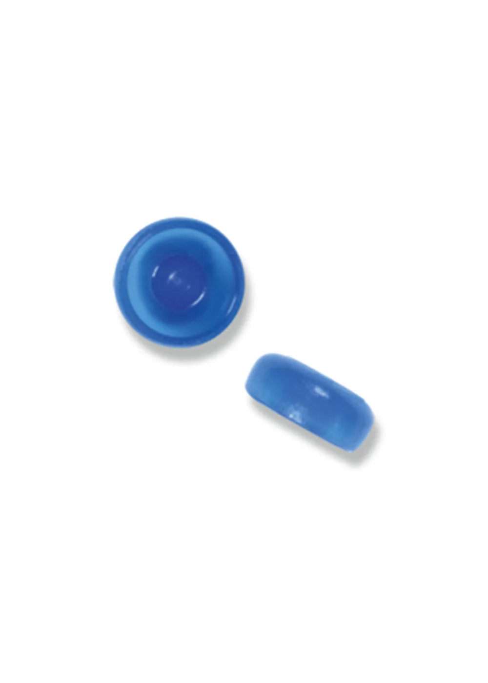 Пластиковый колпачок LOCATOR Replacement Male Blue, голубой, очень мягкой ретенции., арт: 45-3351