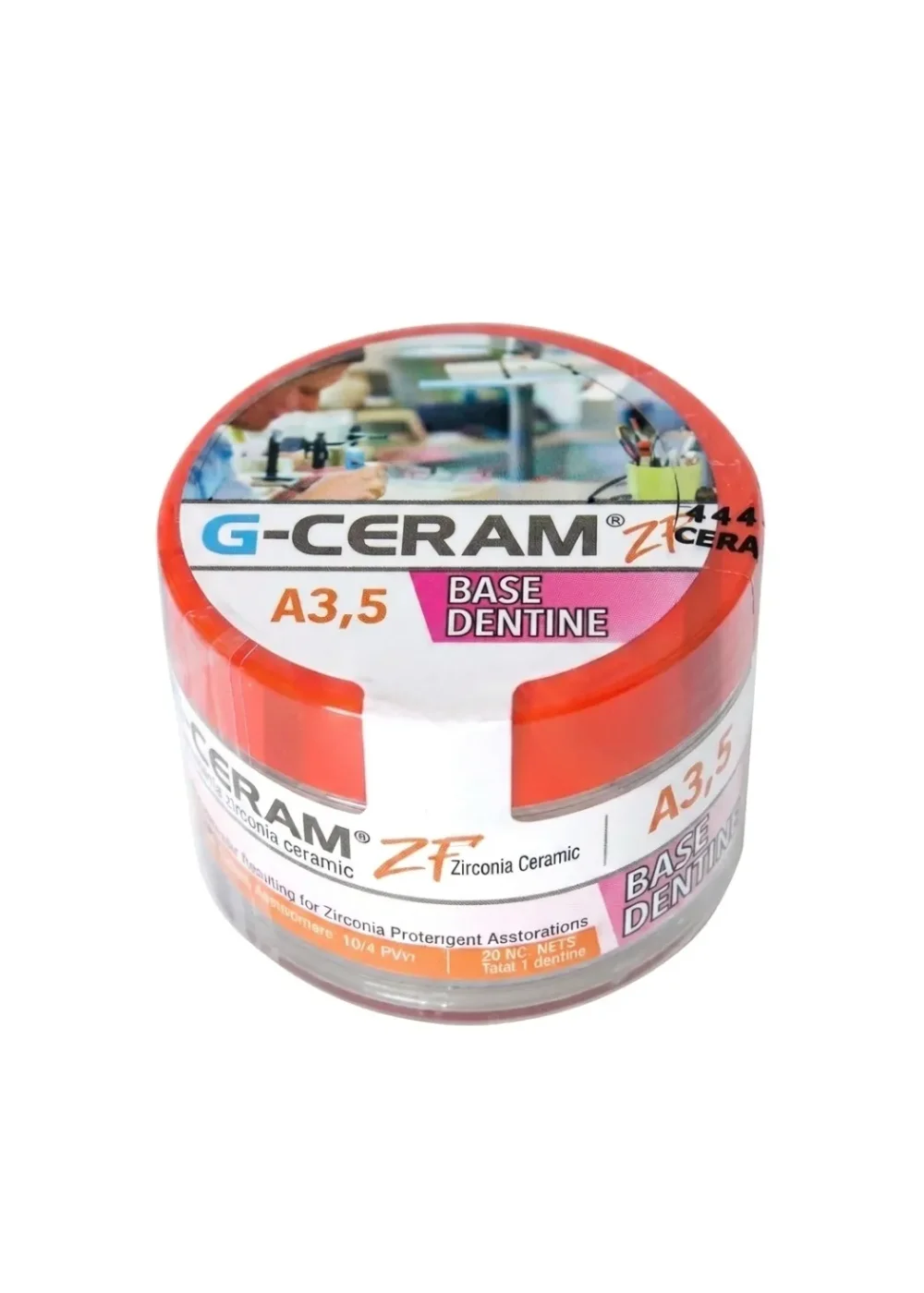Керамическая масса дентинная, G-CERAM, ZF базовый дентин Base Dentine A3,5, 20г