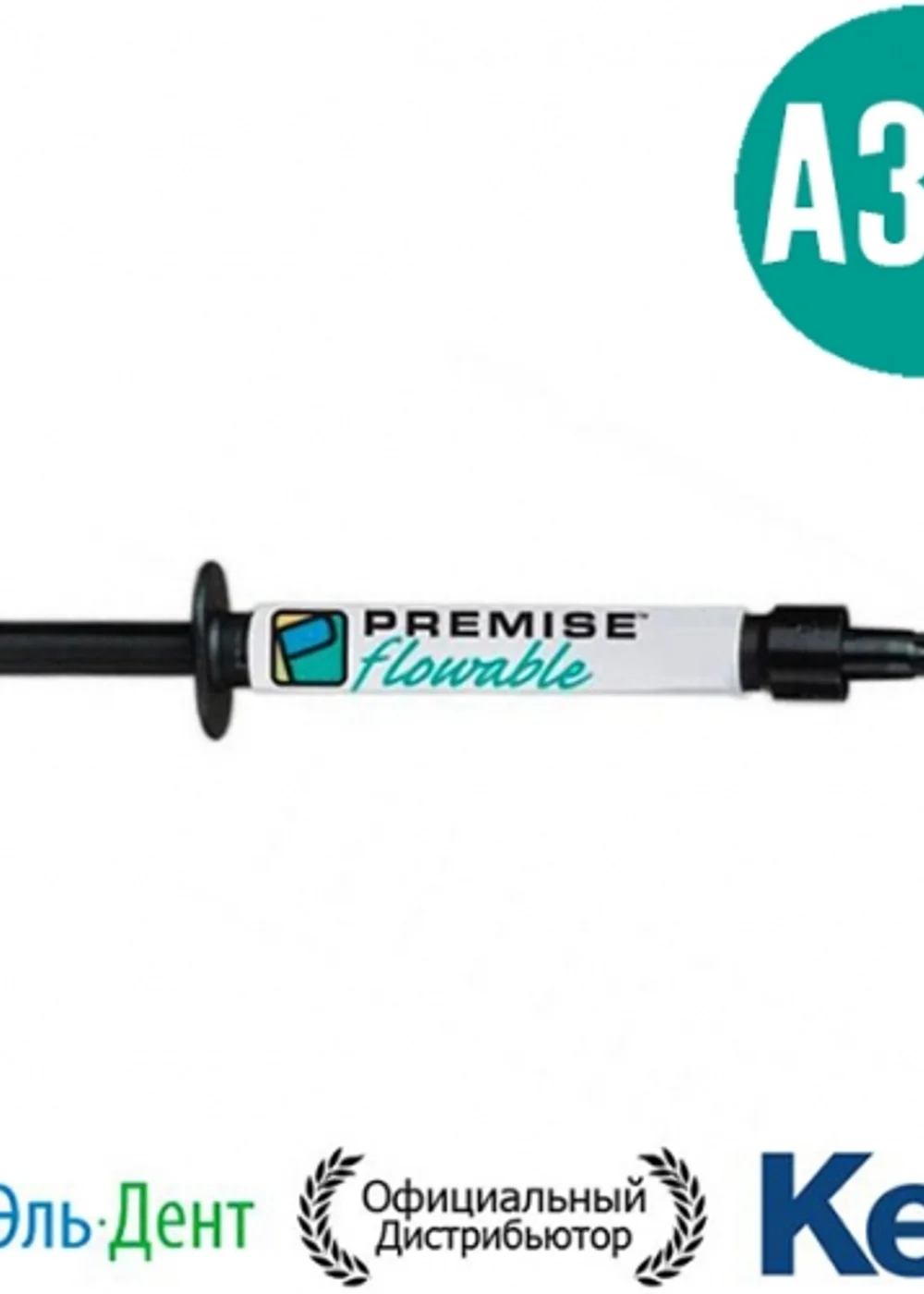 Premise Flowable A3.5, шприц (1.7мл+10 насадок), текучий композитный материал, 33724, Kerr