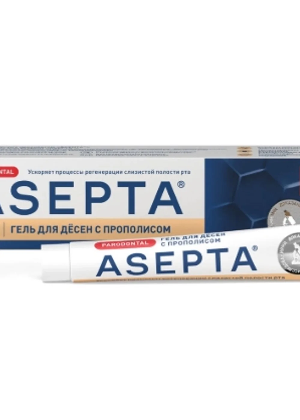 Гель для десен с прополисом Асепта (10 г), Asepta