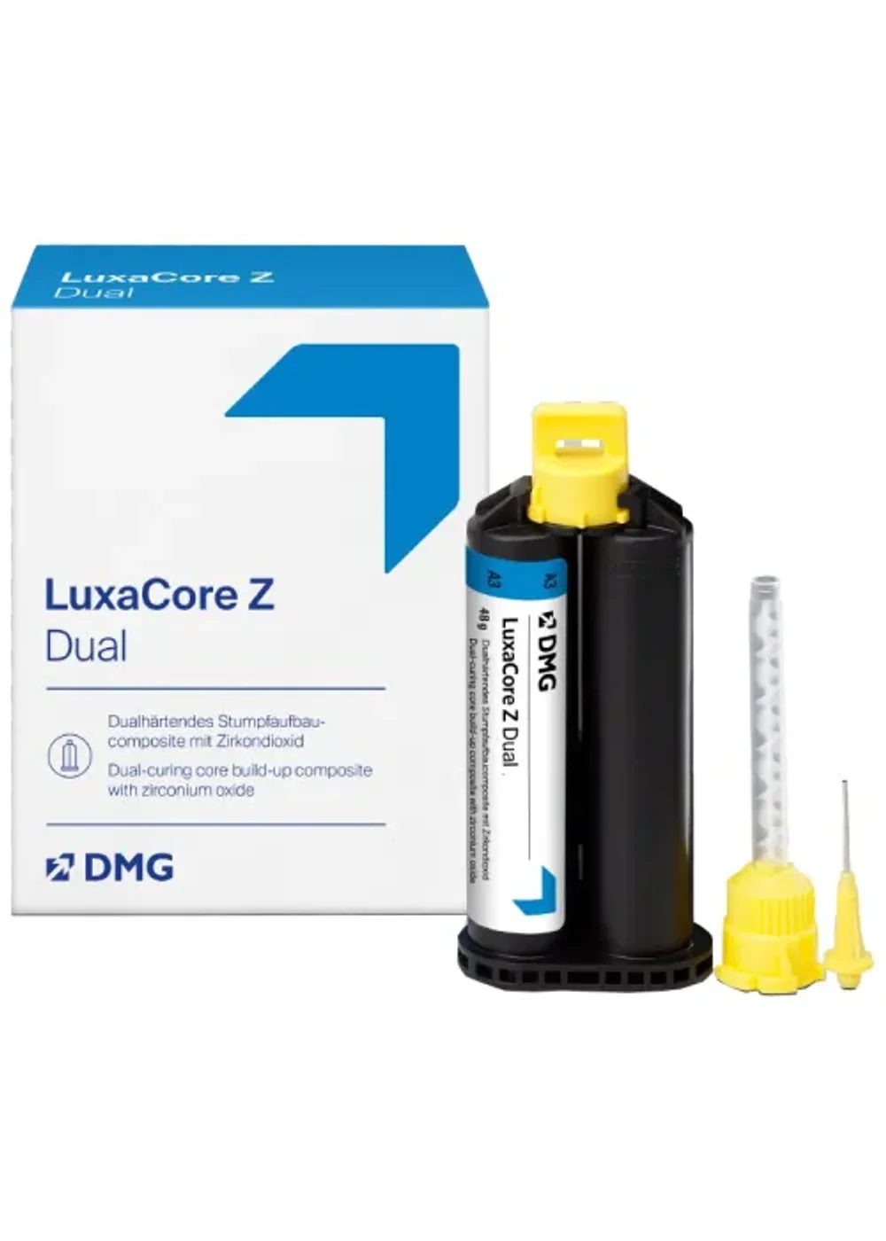 Композит двойного отверждения, DMG, LuxaCore Z Dual, A3, картридж Automix, 50 г