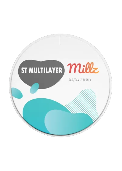 Заготовка циркониевая, Millz, ST ML A2, 98/12 мм