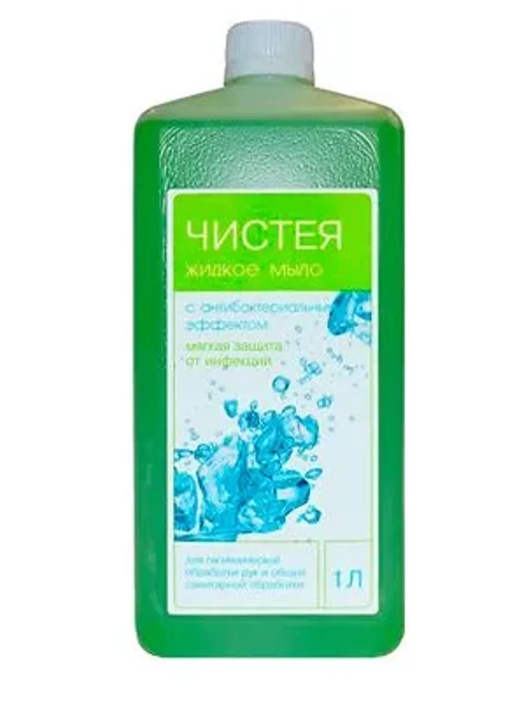 Жидкое мыло, ВИТА-ПУЛ, Чистея, 1л, антибактериальное с увлажнением