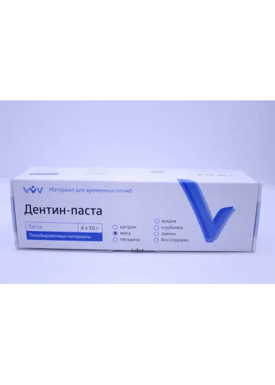 Временный пломбировочный материал, Владмива, Дентин-паста (мята), 50 г