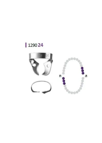 Крепление для коффердама, Medenta Instrumets Co., 129-024, для моляров, асимметричные щечки