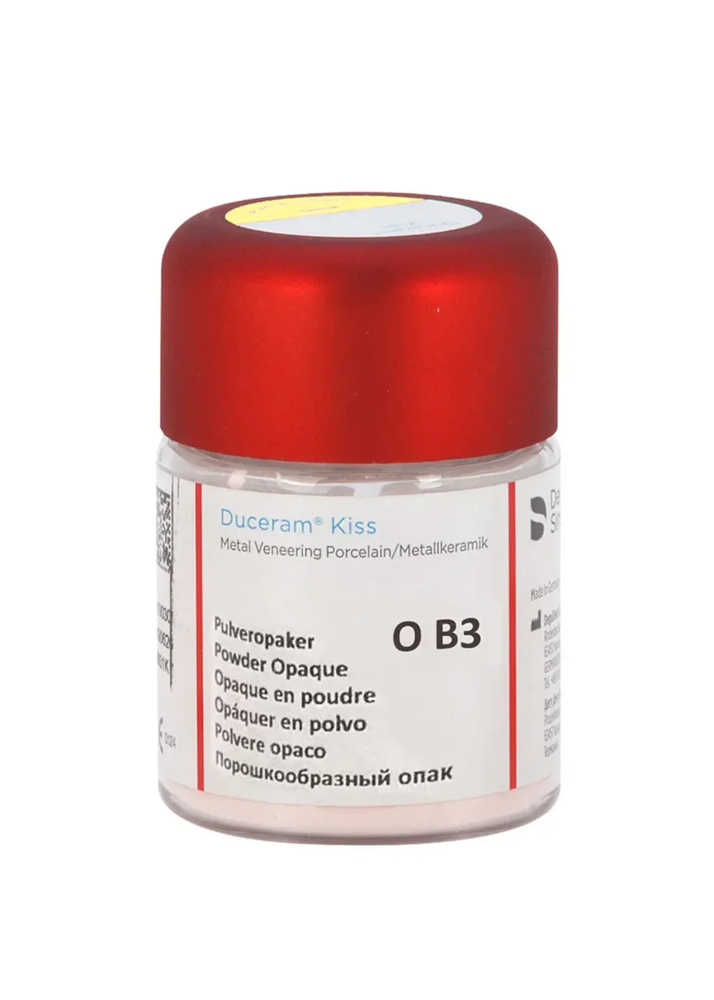 Керамическая масса опак порошкообразная, DeguDent, О A2, 20 г