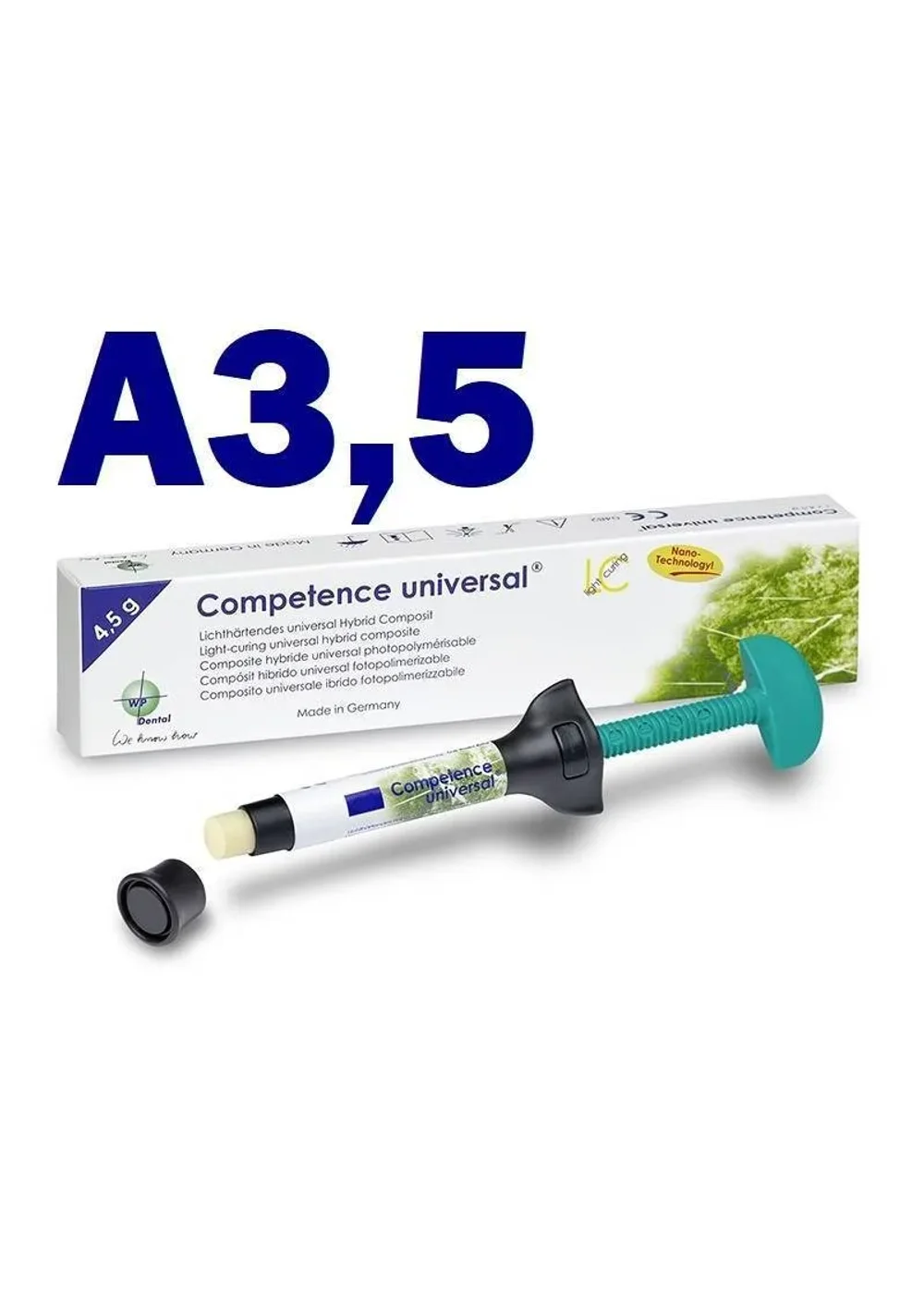 Универсальный композит, W&P, Компетенц Универсал A3.5, шприц 4.5г