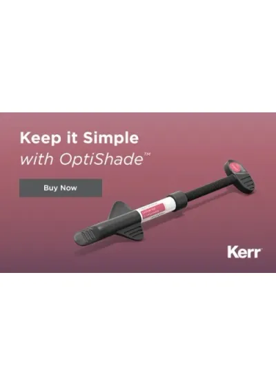 Композит светоотверждаемый, Kerr, OptiShade Dark, шприц 4 г