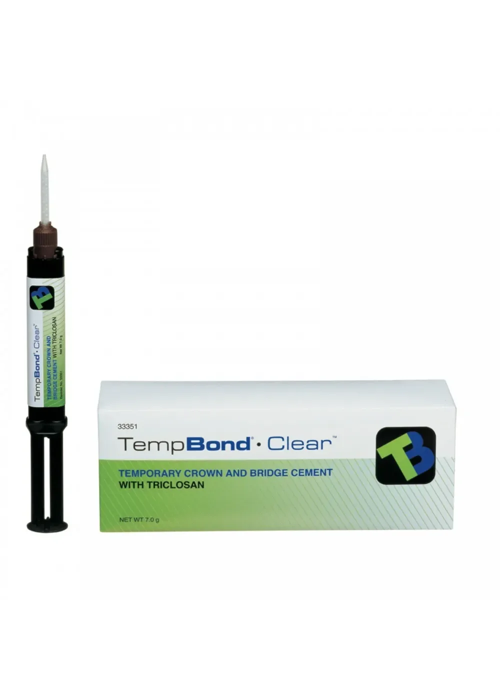 Цемент, KERR, Темп-бонд Клир (TempBond Clear), цемент, 1шпр.х 6гр, 33351