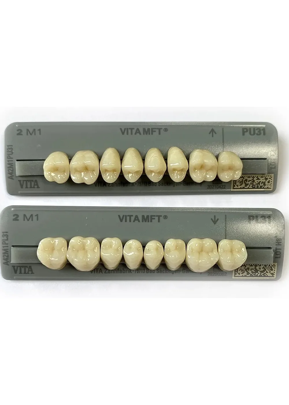 Зубы жевательные, VITA, MFT Posteriores 2M1 PL31, низ, A4, 8шт