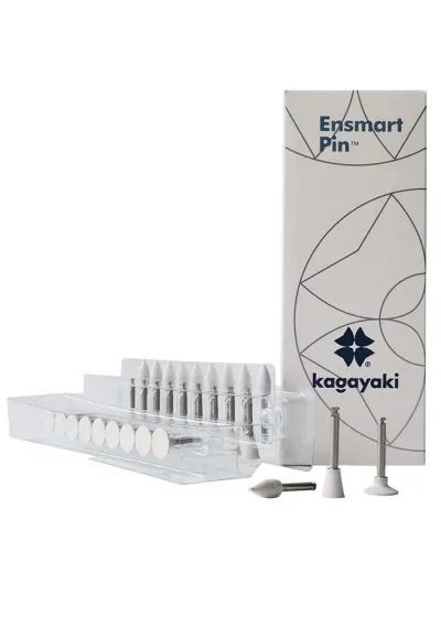 Полиры, KAGAYAKI, Чашка, Ensmart Pin 125, грубые, белые, 30 шт