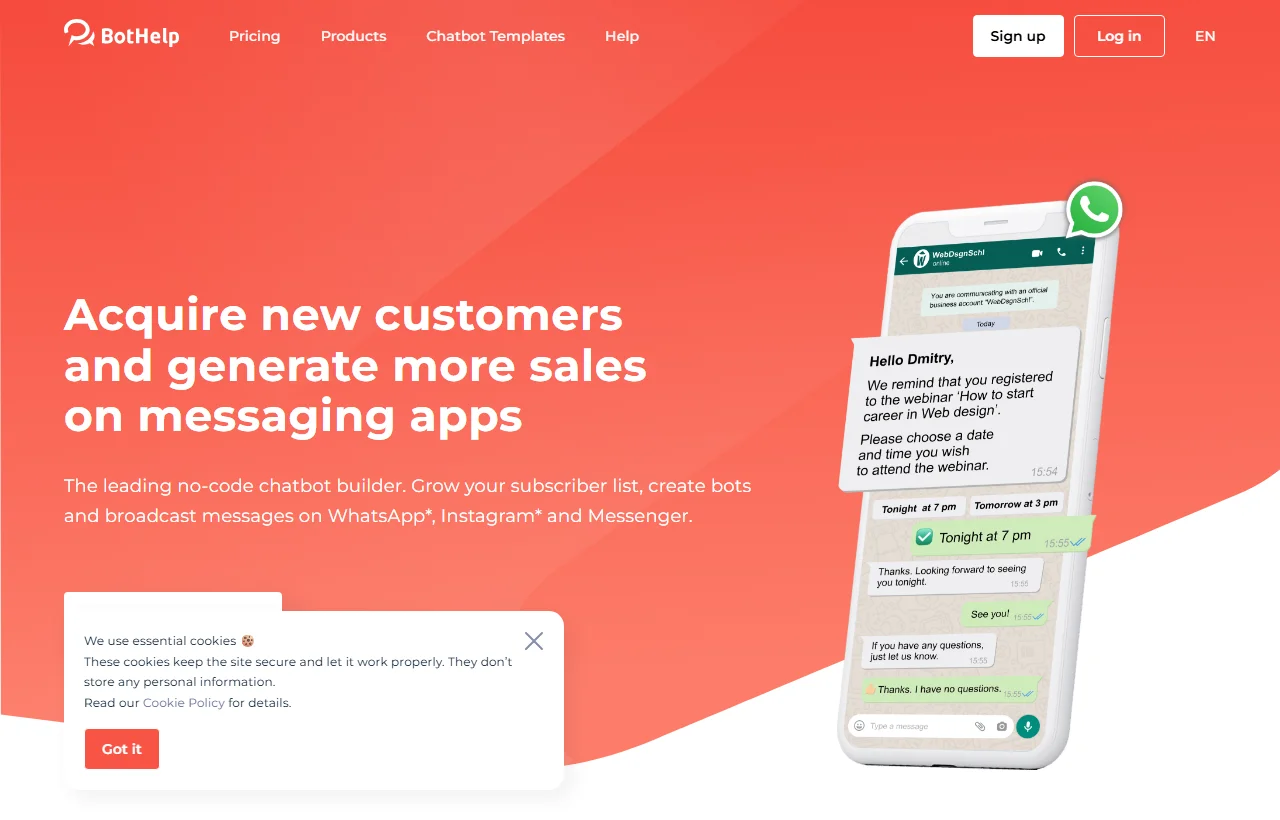 BotHelp: отдельная упаковка под MAX с визуальными сценариями, AI-агентами, оплатами и аналитикой.
