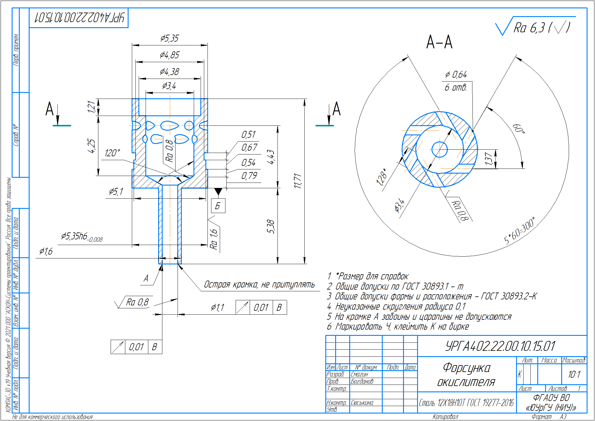 Скриншот работы