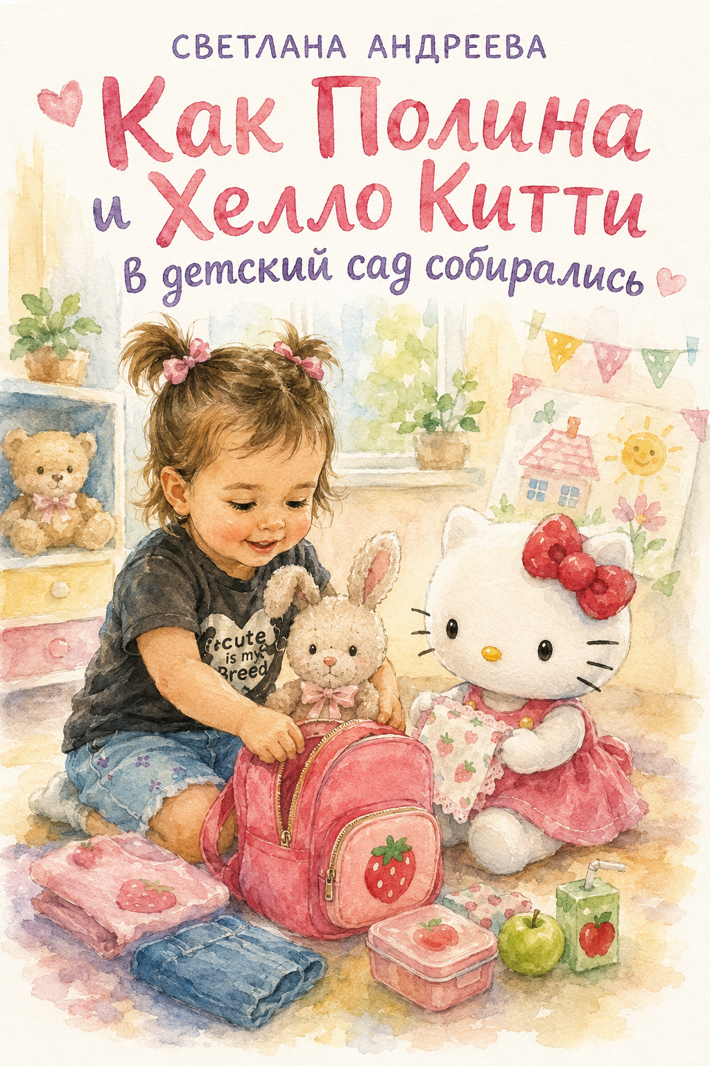 «Как Полина и Хелло Китти в детский сад собирались» Сказка для мягкой подготовки ребёнка к детскому саду и облегчения периода адаптации