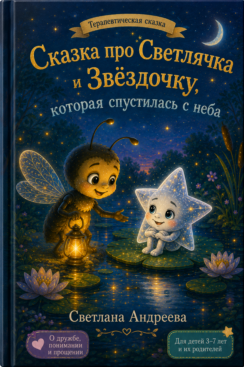 Сказка про Светлячка и Звёздочку, которая спустилась с неба