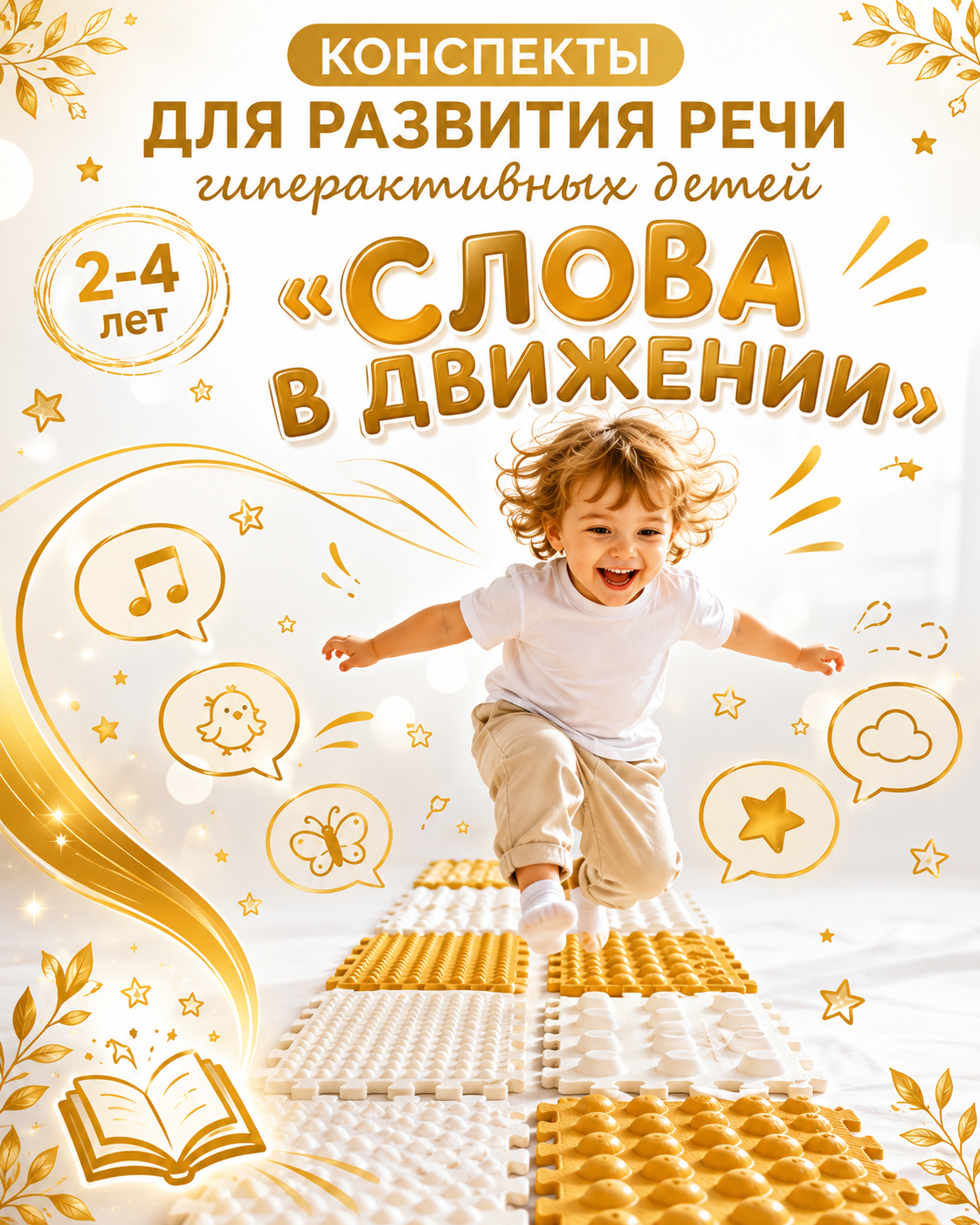 Готовые конспекты для развития речи гиперактивных детей 2-4 лет
