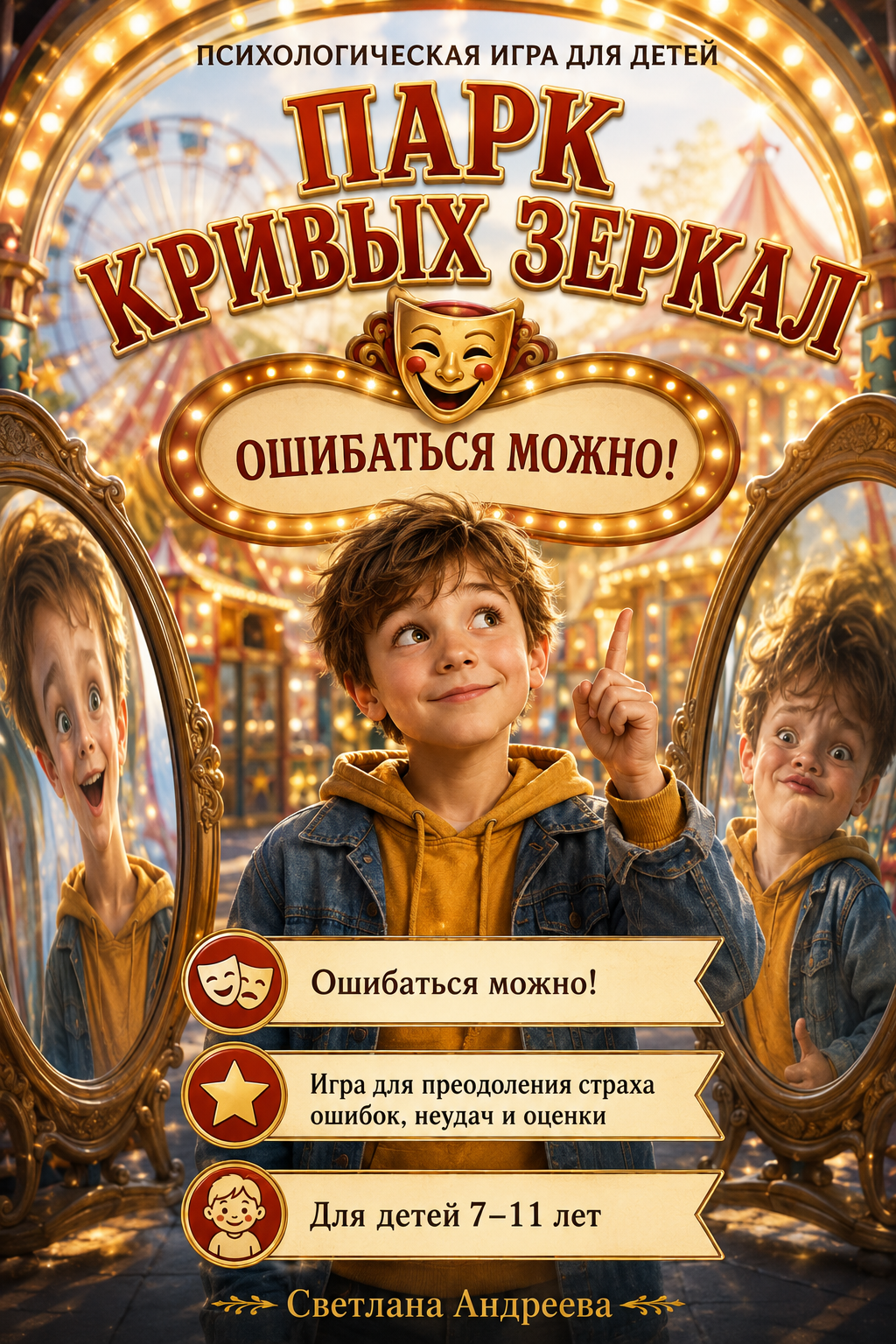 ПСИХОЛОГИЧЕСКАЯ ИГРА ДЛЯ ДЕТЕЙ ПАРК КРИВЫХ ЗЕРКАЛ