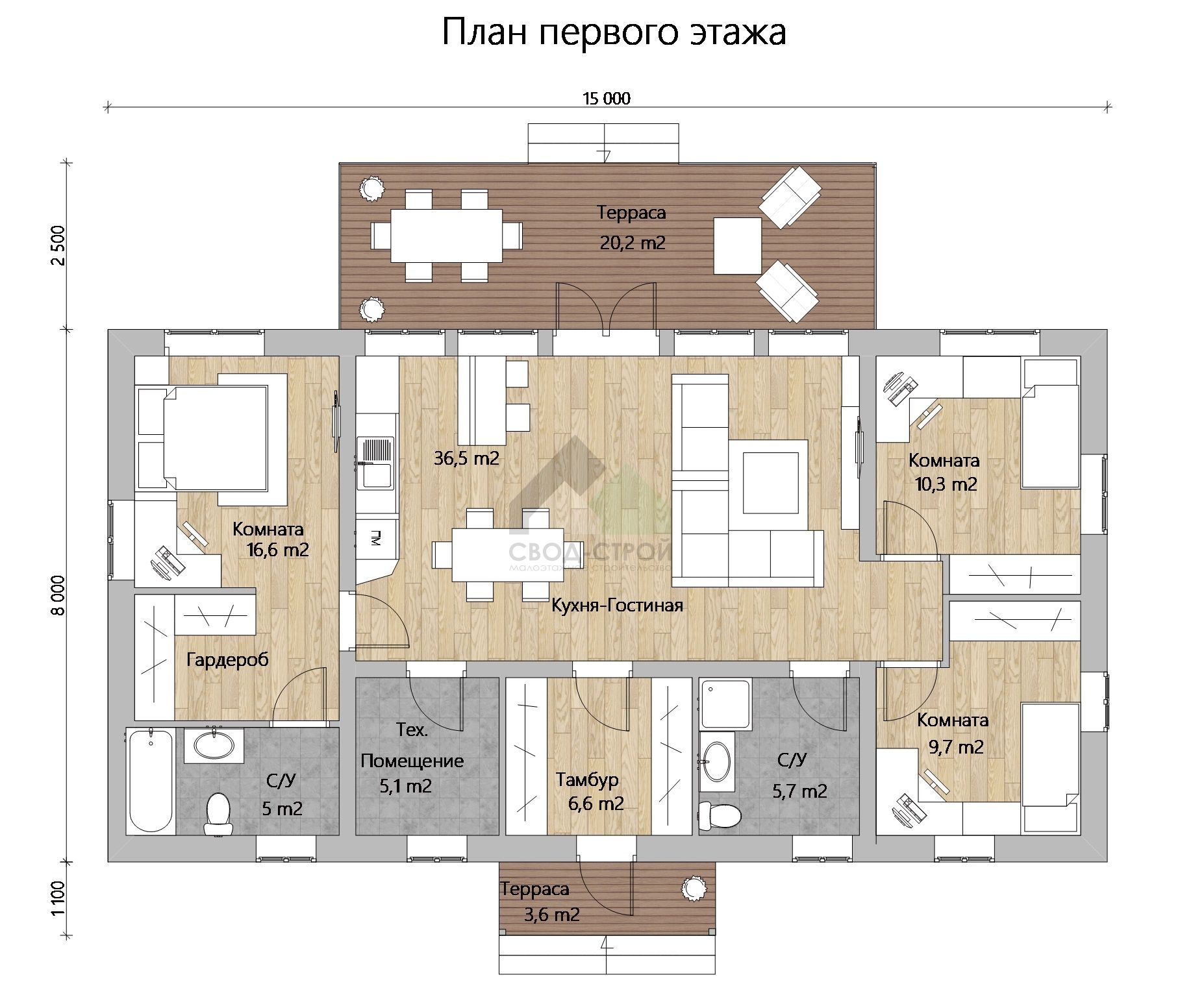 Каменный дом С-143 ГБ «Грейс»