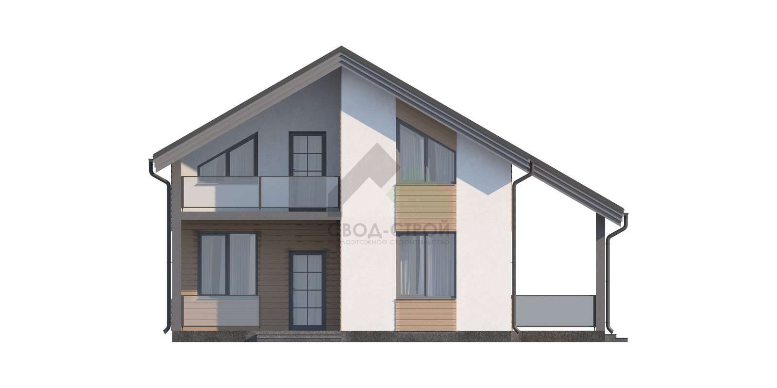 Загородный дом С-195 КР «Краса»