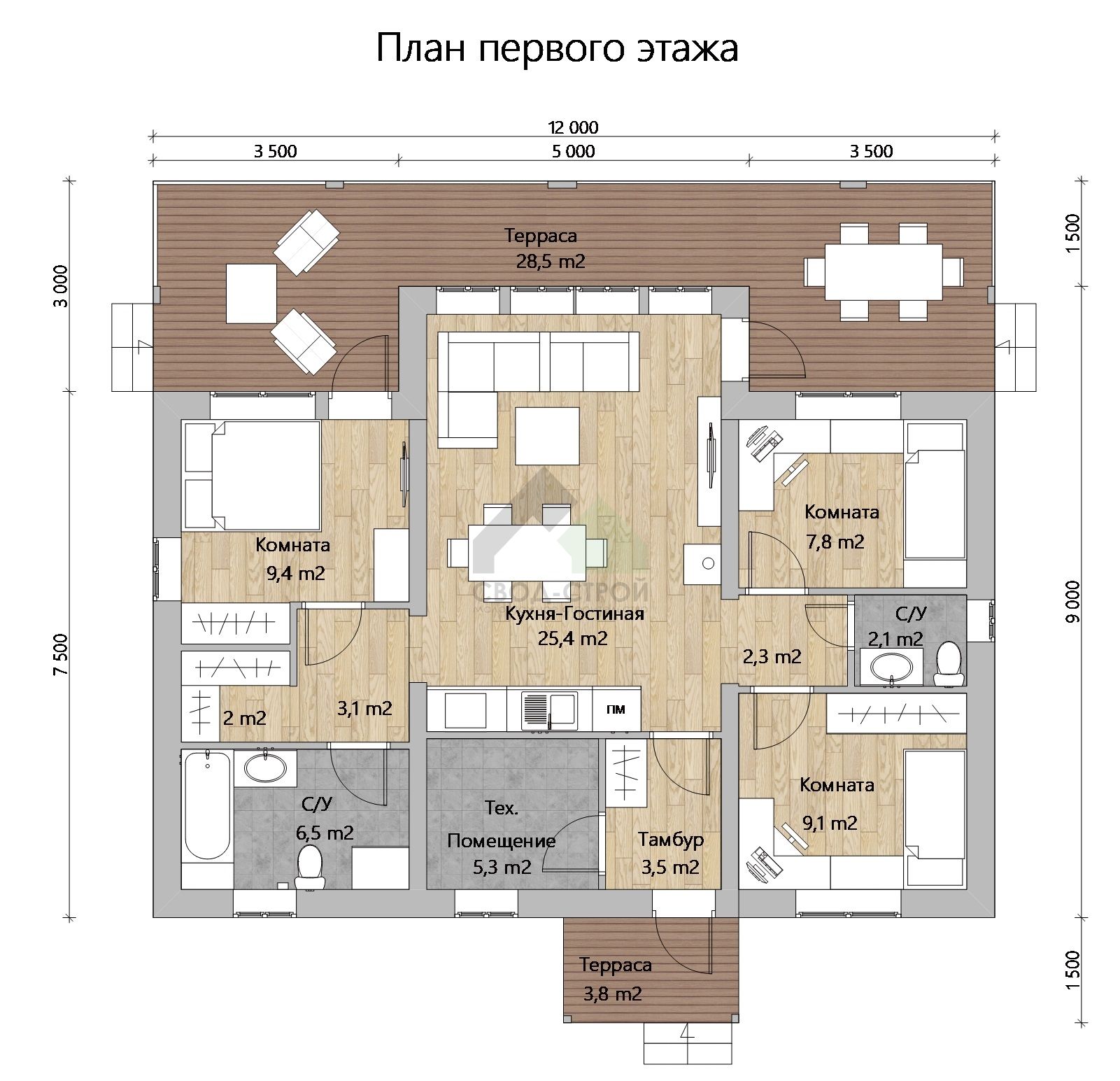 Каменный дом С-129 ГБ «Суоми»