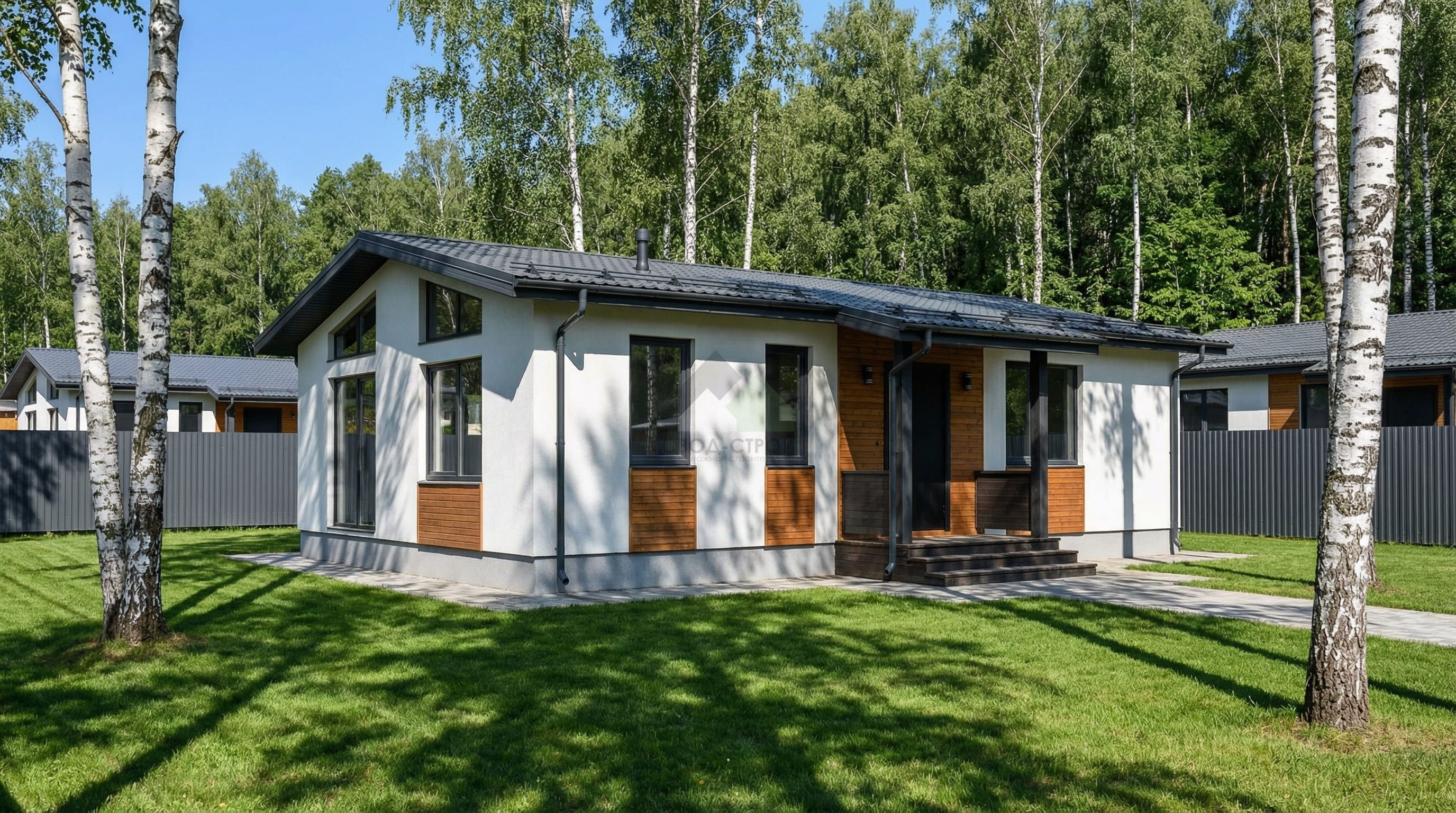 Коттедж каркасный С-85 КР «Вдохновение мини»