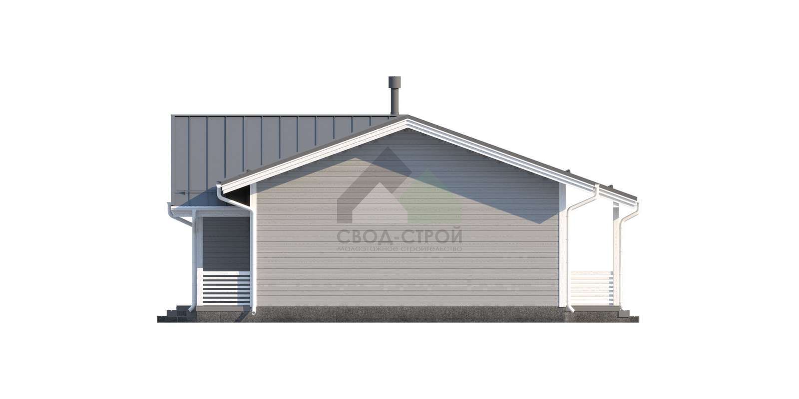 Коттедж каркасный С-143 КР «Клевер»