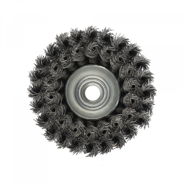 Корщетка для УШМ ПрофОснастка Мастер №33 двурядная, 150 мм – фото №1 Корщетка для УШМ ПрофОснастка Мастер №33 двурядная, 150 мм – №1