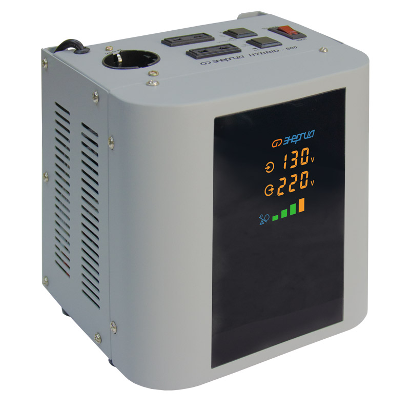 Стабилизатор напряжения Энергия Hybrid-500 навесной – №1