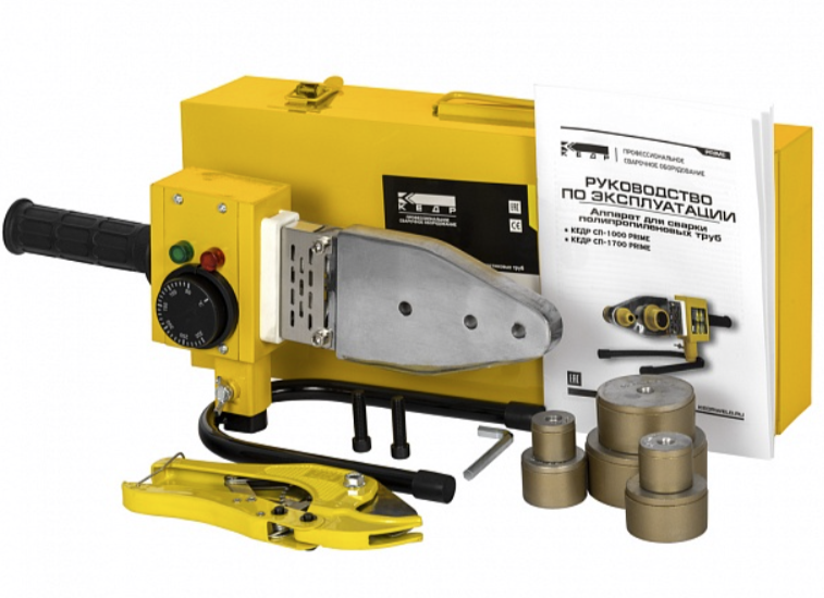 Сварочный аппарат для полипропиленовых труб Кедр СП-1000 PRIME в кейсе – фото №1 Сварочный аппарат для полипропиленовых труб Кедр СП-1000 PRIME в кейсе – №1