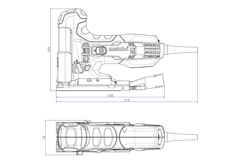 Лобзик Metabo STE 100 Quick в кейсе – №2