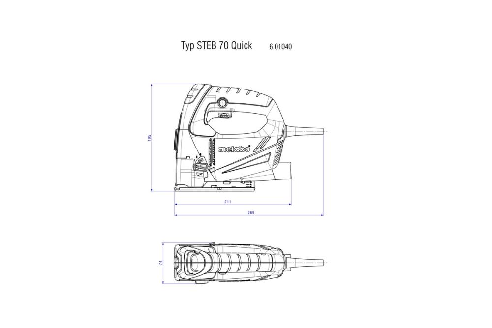 Лобзик Metabo STEВ 70 Quick в коробке – №6
