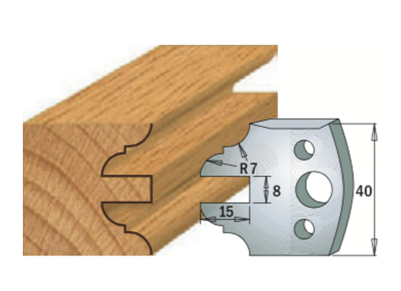 Комплект из 2-х ножей CMT SP 40x4 мм (690.099) – №1