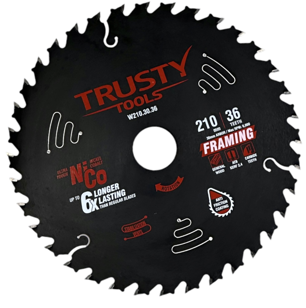 Диск пильный Trusty-Tools Framing 210х30 мм 36Т – №1