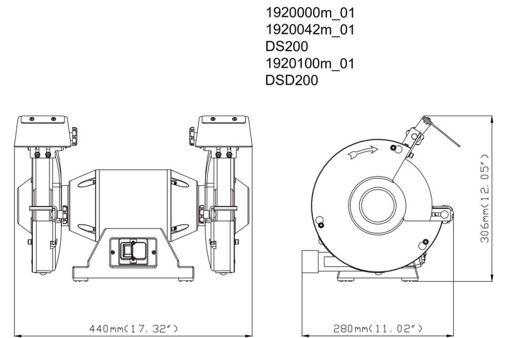 Станок заточной Metabo DS 200 – №1