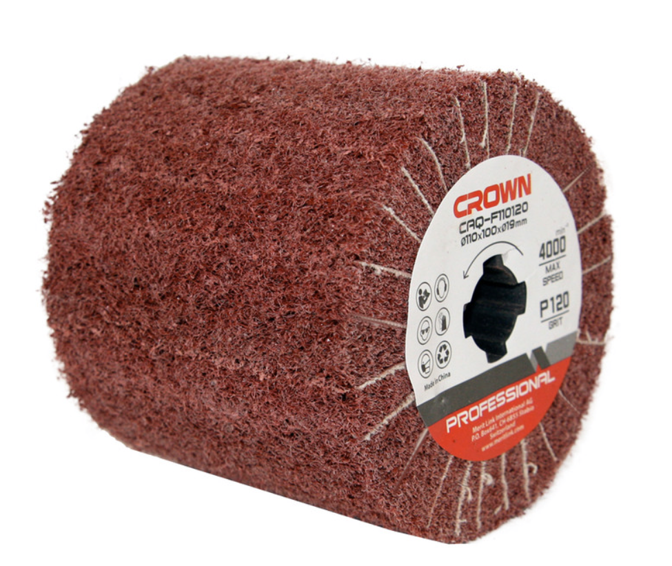Щетка для браширования Crown CAQ-F110120 абразивная – фото №1 Щетка для браширования Crown CAQ-F110120 абразивная – №1