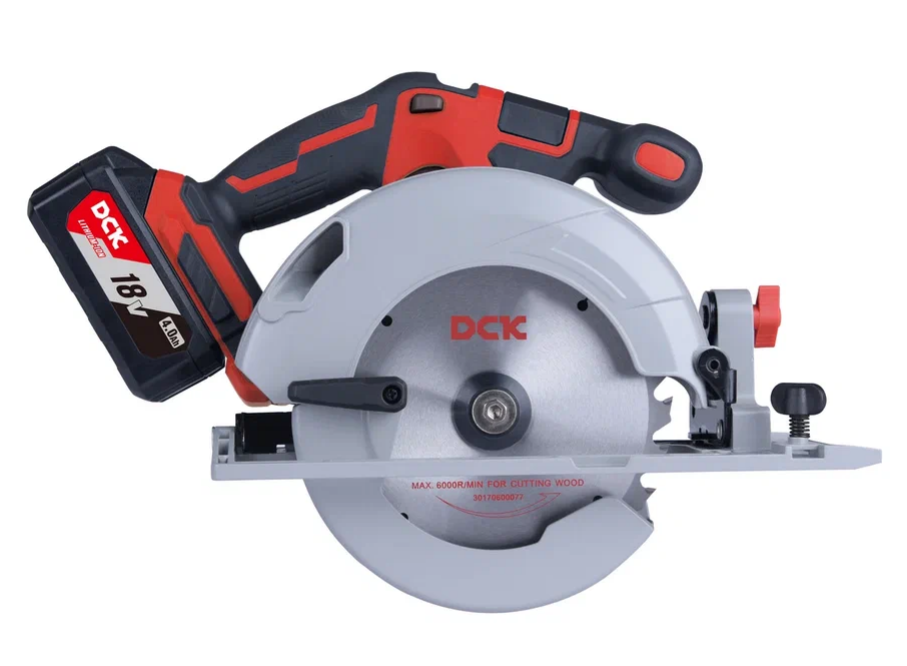 Аккумуляторная циркулярная пила DCK KDMY-165 (2х5,0 А/ч) – №1