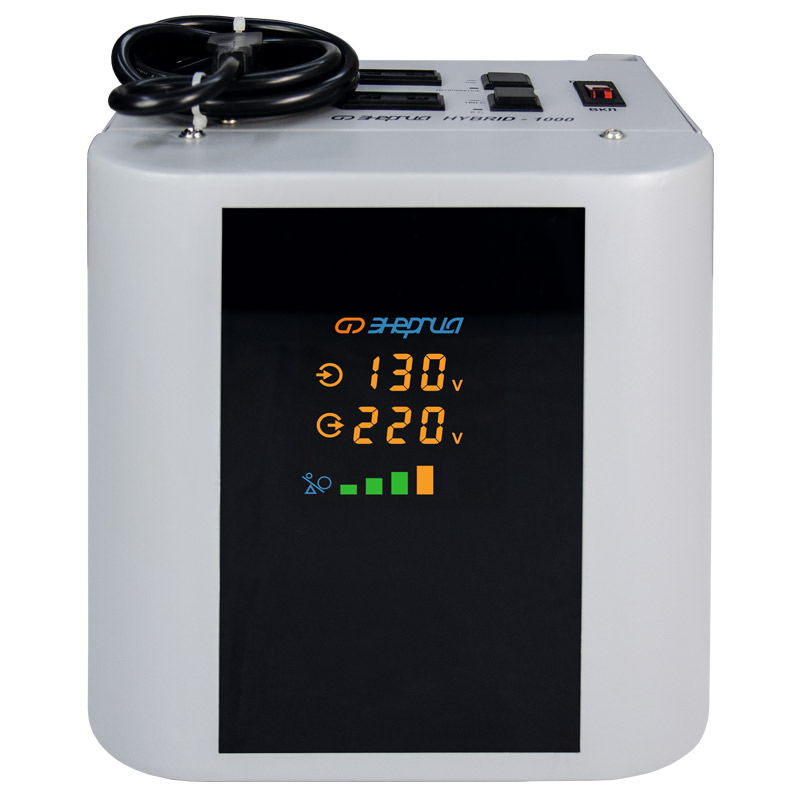 Стабилизатор напряжения Энергия Hybrid-1000 навесной – №1