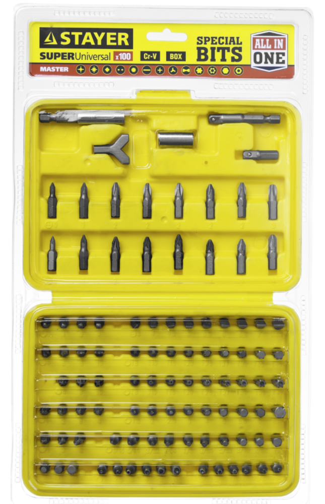 Набор бит Stayer Super Universal (100 шт) (2604-Н100) – №1