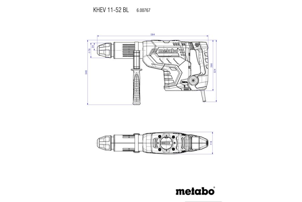 Перфоратор Metabo KHEV 11-52BL – №5