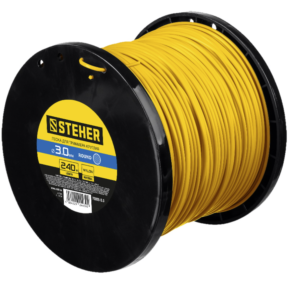 Леска для триммера Steher 3,0 мм/240 м круглая – №1